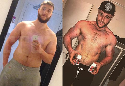 crazy mass bulking stack before and after